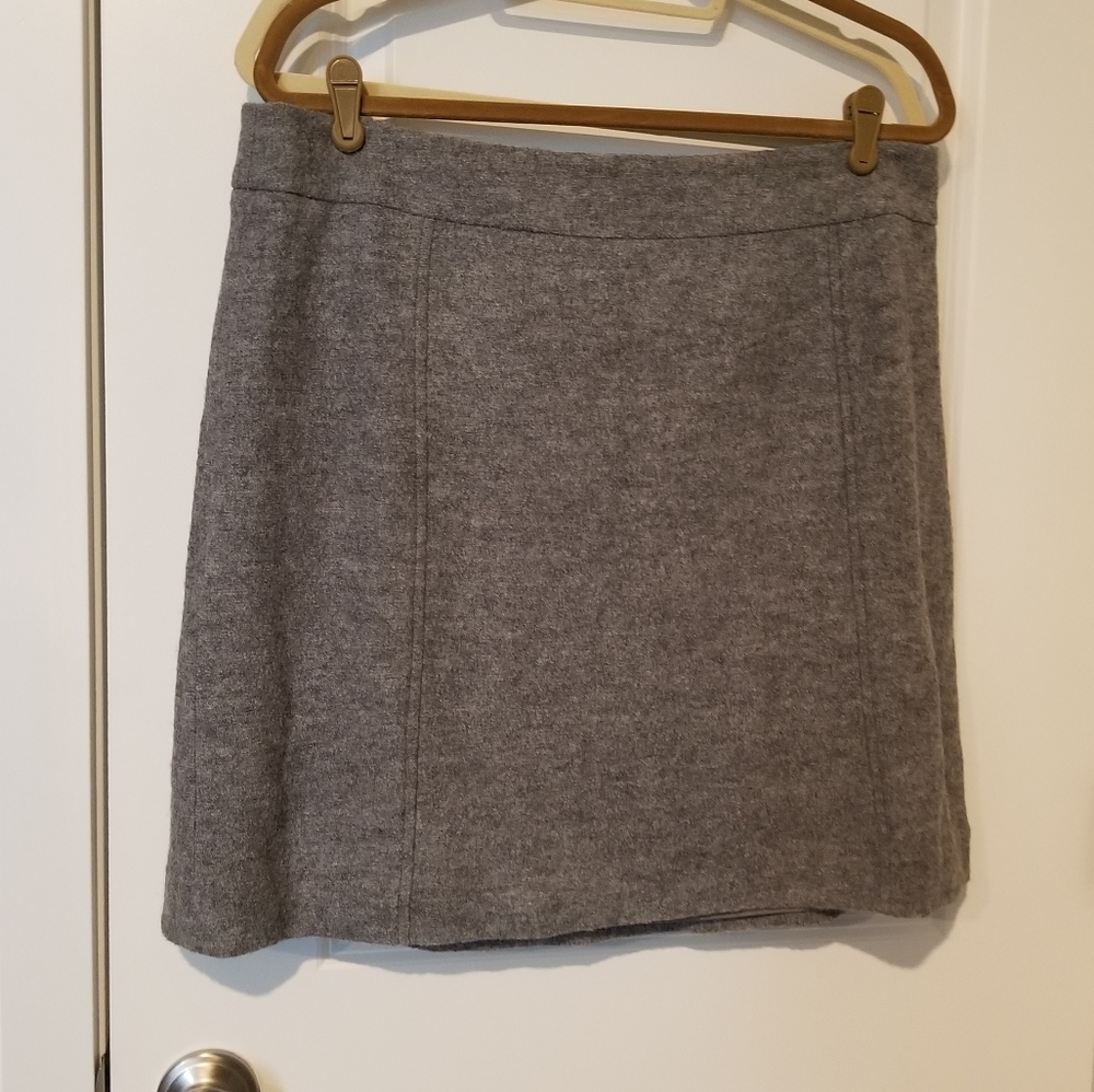 Wool blend skirt